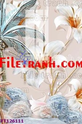 File in trần File tranh bộ hiện đại FT126111 (bản gốc) phong cảnh