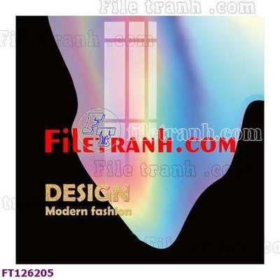 File gốc File tranh bộ hiện đại FT126205 (in lụa) cao cấp