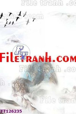File tranh File tranh bộ hiện đại FT126235 (file gốc) chủ đề phong thủy