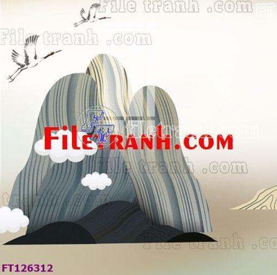 File gốc File tranh bộ hiện đại FT126312 (in tráng gương) nghệ thuật