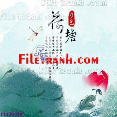 File tranh File tranh bộ hiện đại FT126316 (ảnh gốc) in trần xuyên sáng