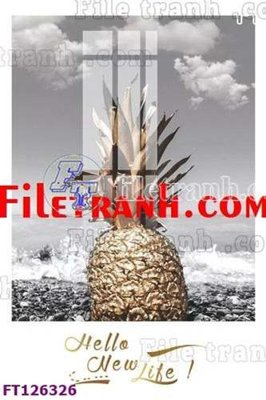 File in trần File tranh bộ hiện đại FT126326 (bản gốc) mây trời