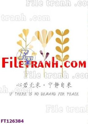 Ảnh gốc File tranh bộ hiện đại FT126384 (nét căng) in mica