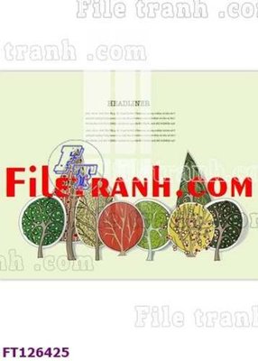 File gốc File tranh bộ hiện đại FT126425 (trang trí) phòng trẻ em