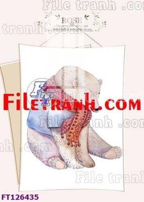 Ảnh gốc File tranh bộ hiện đại FT126435 (siêu chi tiết) để in ấn