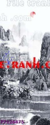 File gốc File tranh bộ hiện đại FT126475 (in lụa) trang trí tường