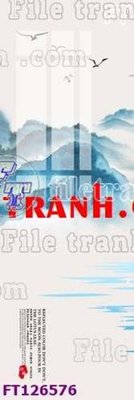 File in trần File tranh bộ hiện đại FT126576 (file gốc) xuyên sáng