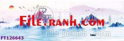 File gốc File tranh bộ hiện đại FT126643 (in lụa) trang trí tường