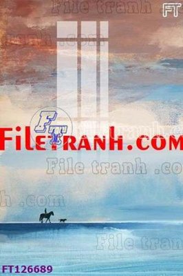 File tranh File tranh bộ hiện đại FT126689 (bản gốc) treo quán cafe