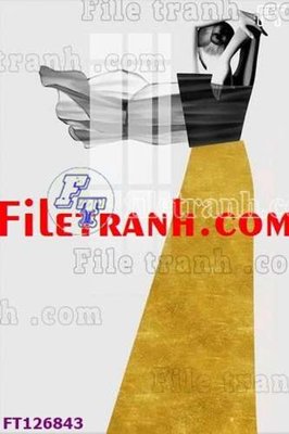 File gốc File tranh bộ hiện đại FT126843 (in tráng gương) hiện đại