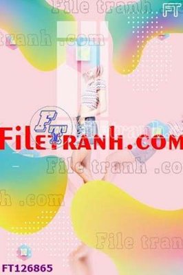 File gốc File tranh bộ hiện đại FT126865 (phiên bản chuẩn) để in ấn