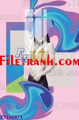 Hình ảnh file gốc File tranh bộ hiện đại FT126871 cho in UV