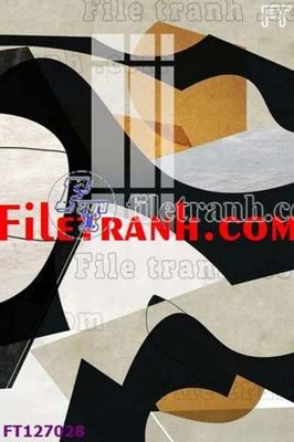 File in ấn File tranh bộ hiện đại FT127028 (bản gốc) sắc nét
