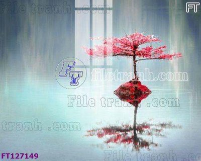 Download file gốc File tranh bộ hiện đại FT127149 (in lụa) tranh 3D