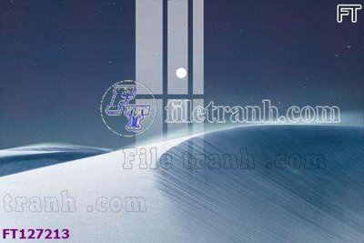 File gốc File tranh bộ hiện đại FT127213 (in lụa) họa tiết 3D