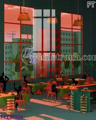 File tranh File tranh bộ hiện đại FT127239 (gốc) phong cách tối giản