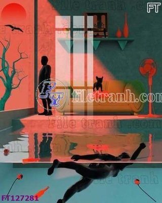 File gốc File tranh bộ hiện đại FT127281 (PNG) chất lượng cao