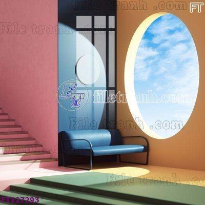 File PSD File tranh bộ hiện đại FT127293 (gốc) nhiều lớp (multi-layer)