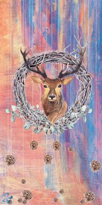 File tranh gốc PSD Tranh trang trí lối vào FT15011 còn nguyên layer