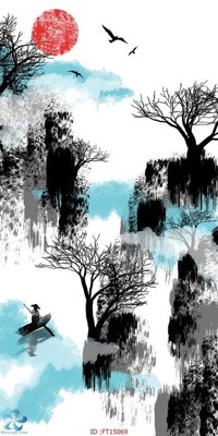 File tranh Tranh trang trí lối vào FT15069 (bản gốc) treo tường