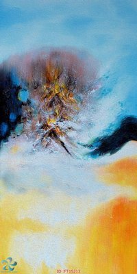 File gốc Tranh trang trí lối vào FT15213 (in tráng gương) nghệ thuật