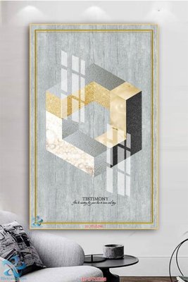 File tranh Tranh trang trí lối vào FT15298 (gốc) in vải canvas