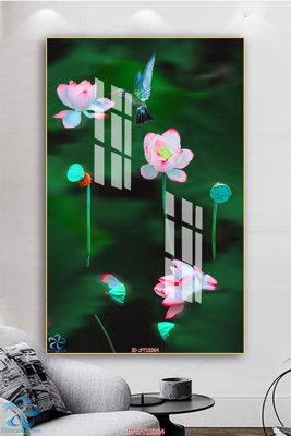 Tải file Tranh trang trí lối vào FT15364 (ảnh gốc) in tráng gương