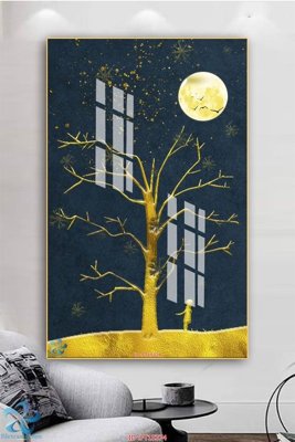 File gốc Tranh trang trí lối vào FT15374 (PNG) nền trong suốt