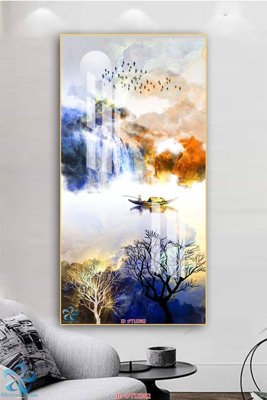 File PSD Tranh trang trí lối vào FT15382 (bản gốc) cho nhà in