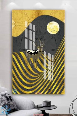 Tải file Tranh trang trí lối vào FT15389 (gốc) in tranh tráng gương