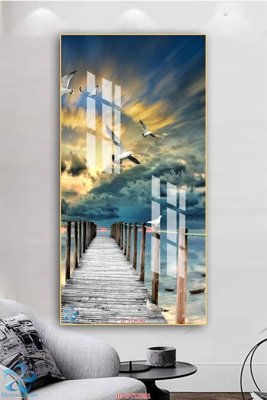 File gốc Tranh trang trí lối vào FT15391 (in mica) cắt laser