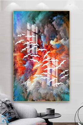 File in ấn Tranh trang trí lối vào FT15394 (bản gốc) sắc nét