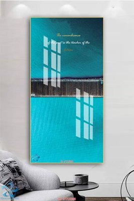 File gốc Tranh trang trí lối vào FT15398 (in lụa) tranh mã đáo