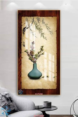 Tải file Tranh trang trí lối vào FT15425 (PSD) cho in tranh kính