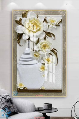 File tranh Tranh trang trí lối vào FT15504 (gốc) chủ đề con người