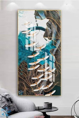 File in trần Tranh trang trí lối vào FT15537 (bản gốc) bầu trời