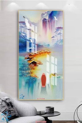 File gốc Tranh trang trí lối vào FT15548 (bản quyền) cho in ấn