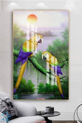 File in trần Tranh trang trí lối vào FT15550 (file gốc) xuyên sáng