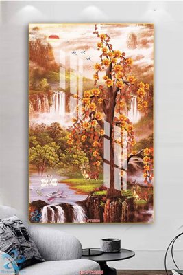 File tranh gốc Tranh trang trí lối vào FT15638 (bản đẹp) độc quyền
