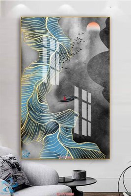 File in ấn Tranh trang trí lối vào FT15666 (bản gốc) sắc nét