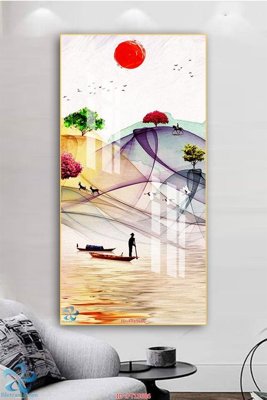 File tranh in mica Tranh trang trí lối vào FT15686 (độ phân giải cao)