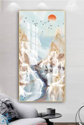 File PSD Tranh trang trí lối vào FT15761 (gốc) cho in quảng cáo