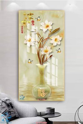 File gốc Tranh trang trí lối vào FT15808 (chuẩn màu) cho in offset