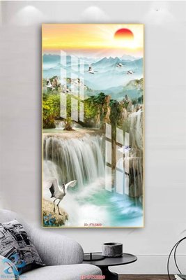 File gốc Tranh trang trí lối vào FT15809 (ảnh rõ nét) để in