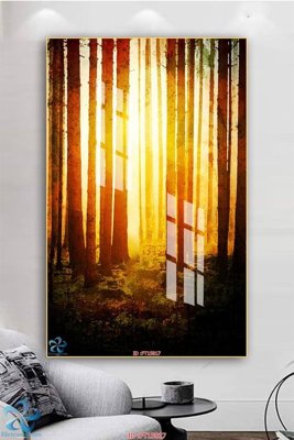 Chi tiết file gốc Tranh trang trí lối vào FT15817 (cho in tráng gương)