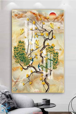Tải file Tranh trang trí lối vào FT15921 (gốc) chủ đề phong thủy