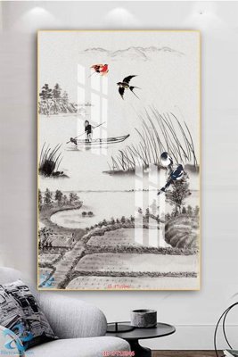 File gốc Tranh trang trí lối vào FT15946 (trang trí) phòng ngủ