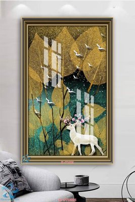 File in trần Tranh trang trí lối vào FT16025 (file gốc) chủ đề vũ trụ