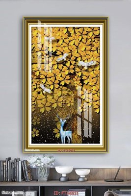 Tải file gốc in lụa Tranh trang trí lối vào FT16031 siêu nét