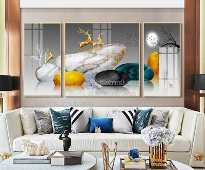 File gốc File tranh hiện đại pha lê gương FT185 (thiết kế) độc quyền